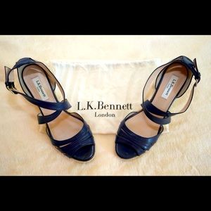 LK Bennett Leather Espadrilles - Size EU 38.5 - NEW